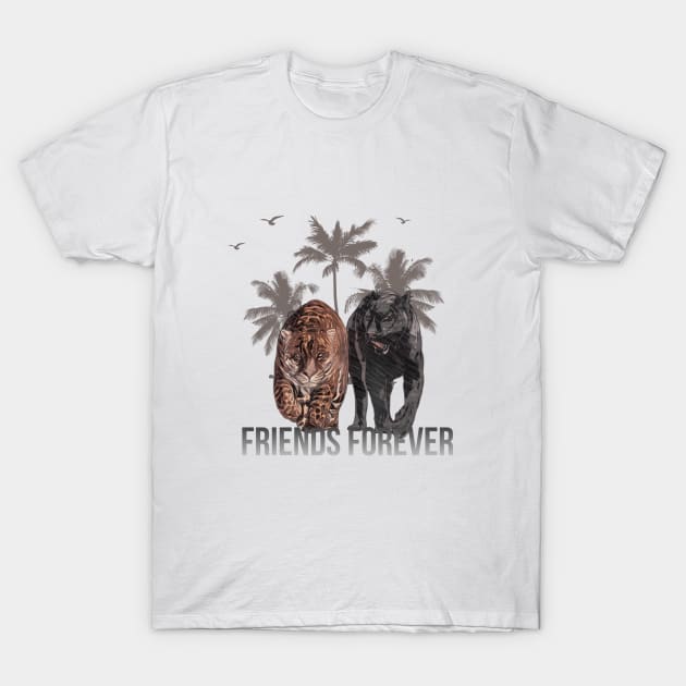 tiger friend T-Shirt by crearty art